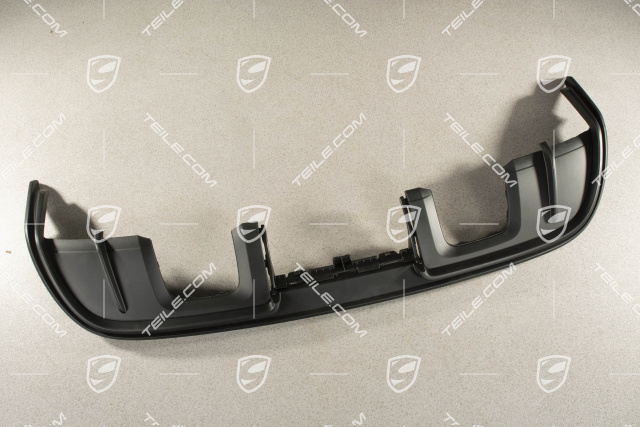 Rear bumper lower cover / diffuser, Black matte, Spyder