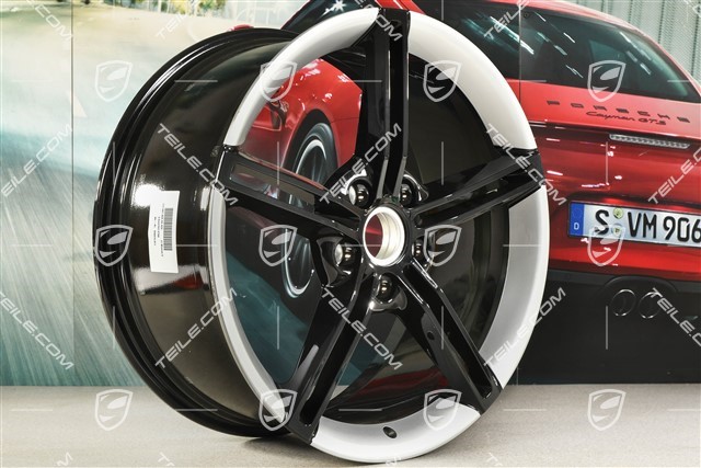 21-inch wheel rim Mission E Design, 9,5J x 21 ET60, diamond silver