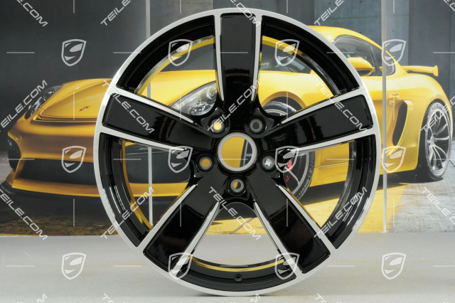 20" Felga Carrera Sport, 8,5J x 20 ET49, czarny wysoki połysk