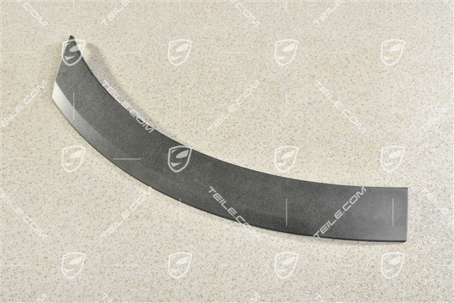 Wide Wheel Arch, Front Wing / Fender moulding, Satin Black, L
