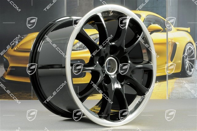 18-inch GT3 2004 wheel, 11J x 18 ET63, wheel spoke black highgloss lacquered