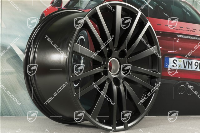 20" Felge Panamera Design, 11,5J x 20 ET68, schwarz seidenmatt