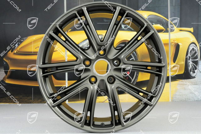 20-inch wheel rim Exclusive Design, 10,5J x 20 ET71 + 9,5J x 20 ET71, for winter use, silk gloss platinum