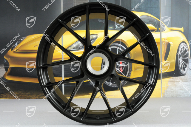 20-inch wheel rim set Turbo Sport III, central lock, 9J x 20 ET51 + 12J x 20 ET63, silky gloss black mat