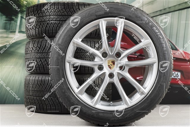 19-inch winter wheels set "Panamera S", rims 9J x 19 ET64 + 10,5 J x 19 ET62 + Michelin Pilot Alpin 4 winter tyres 265/45 R19 + 295/40 R19