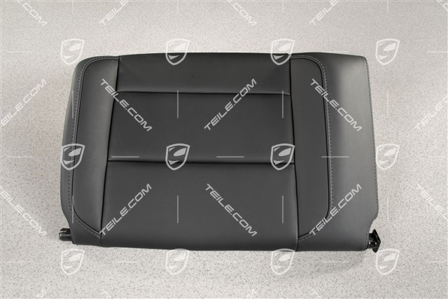 Back seat backrest, Rear, Leather, Black, Coupe, R