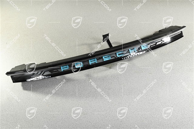 Cross / Sport Turismo, Light strip / Rear light covering / centre with "PORSCHE" logo in Glacier Iceblue