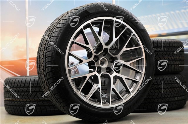 20-inch "RS Spyder Design" winter wheels set, rims 9J x 20 ET26 + 10J x 20 ET19, Pirelli Scorpion Winter winter tyres 265/45 R 20 + 295/40 R 20, with TPMS