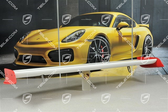 GT3 RS Rear spoiler, wing (without engine lid), complete incl. plate L+R, 2004 model