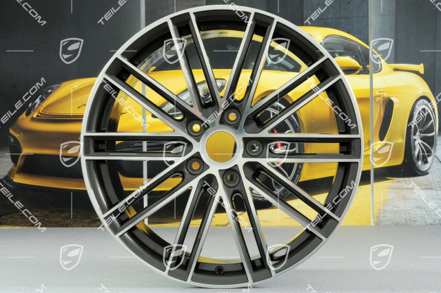 20-inch wheel rim 911 Turbo IV, 8,5J x 20 ET49, Titan