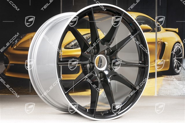 20" Carrera S III wheel, 11J x 20 ET52, in black high gloss