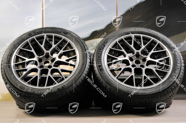 20-inch "RS Spyder Design" winter wheels set, rims 9J x 20 ET26 + 10J x 20 ET19, Michelin winter tyres 265/45 R 20 + 295/40 R 20, with TPMS