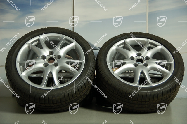 20-inch Cayenne SportDesign winter wheel set, 9J x 20 ET 60 +tyres 275/40 R20Y, without TPMS