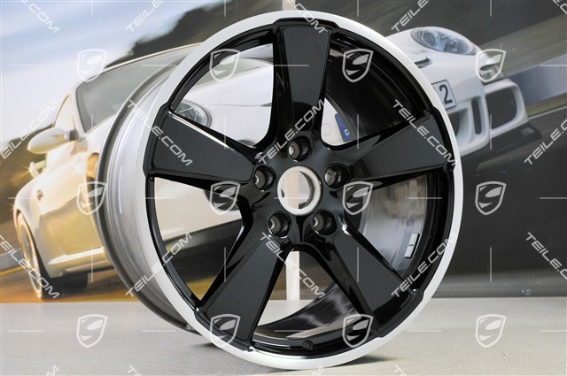 20-inch wheels rims set "Sport Classic", 9,5J x 20 ET65 + 11,5J x 20 ET63, in black