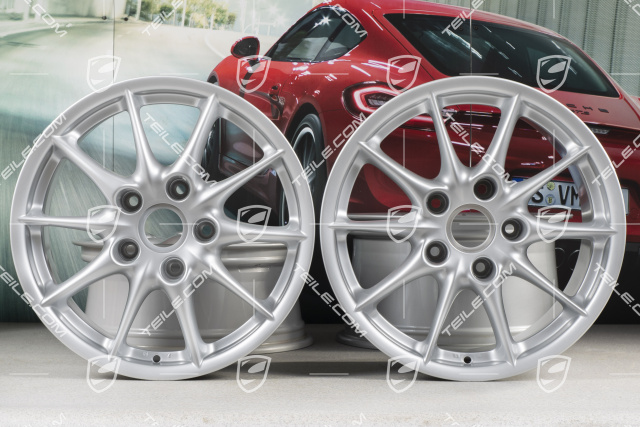 17-inch Carrera II wheel set mod. 2002, 7J x 17 ET50 + 9J x 17 ET55