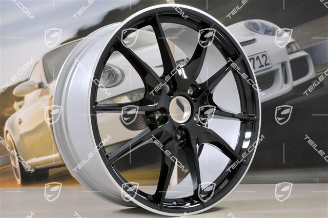 TEILE.COM | 20-inch wheel, Carrera S III, wheel spokes painted Black ...