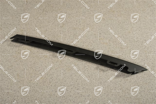 Front bumper disc / trim, Sport Design Package, upper, Black matt, R