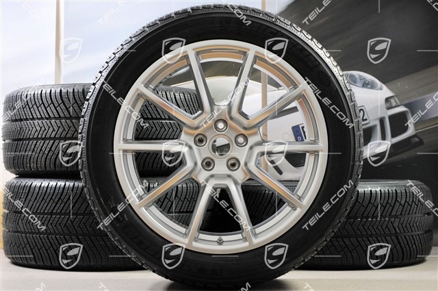 20-inch "Macan SportDesign" winter wheels set, rims 9J x 20 ET26 + 10J x 20 ET19, Michelin Latitude Alpin 2 winter tyres 265/45 R 20 + 295/40 R 20, with TPMS