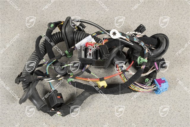Wiring harness, Assembly frame, driver's door, Turbo/GT3, L