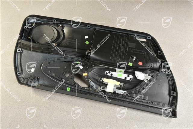 Tapicerka drzwi z blendą airbaga, Sound pakiet Bose, skóra, Czarna, R