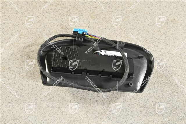Front seat cap / cover / trim, Black, L