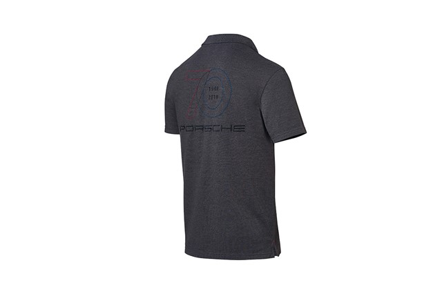 70 Years, Polo-Shirt, Unisex, dark grey melange M 48/50