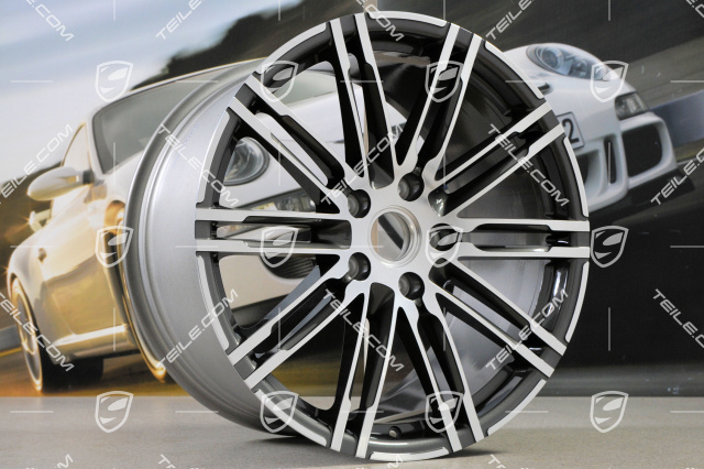 20-inch Turbo III wheel set, front wheels: 9,5 J x 20 ET 65 + rear wheels: 11 J x 20 ET 68