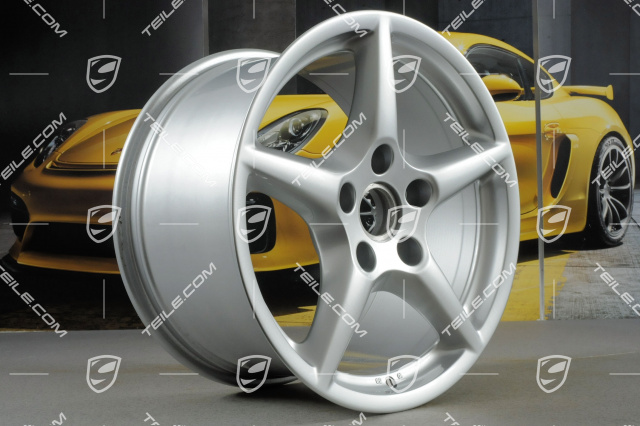 18-inch Carrera III wheel set, 8J x 18 ET57 + 10J x 18 ET58, C2 / C2S