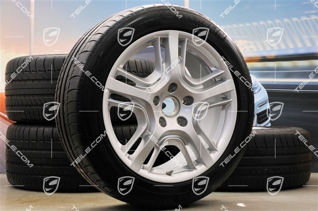 19-inch Panamera Design summer wheel set, wheels 9J x 19 ET 60 + 10J x 19 ET61 + Michelin tyres 255/45 R19+285/40 R19, with TPMS