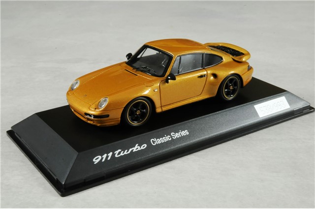 Car model Porsche 911 993 Turbo - Projekt Gold / Exclusive Manufaktur, scale 1:43, Limited Edition / 993 pcs