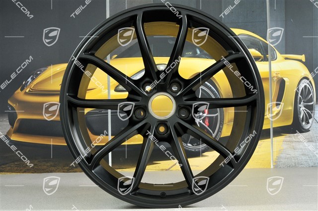 20" GT4 Felgensatz, 8,5J x 20 ET61 + 11J x 20 ET50, black mat