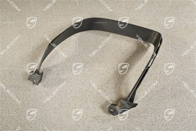 Rear bumper Exhaust system tail pipe cover trim, Black matte, L