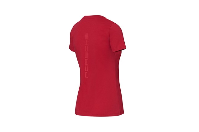 T-Shirt damski, czerwony – Kolekcja Motorsport Fanwear  L