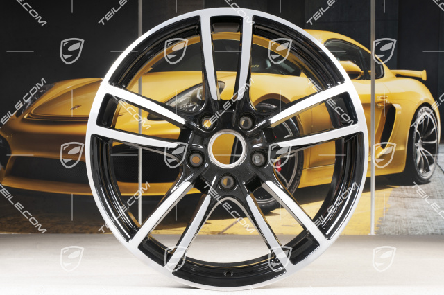 20-inch wheel rim, Cayenne Sport, 9J x 20 ET50, black high gloss