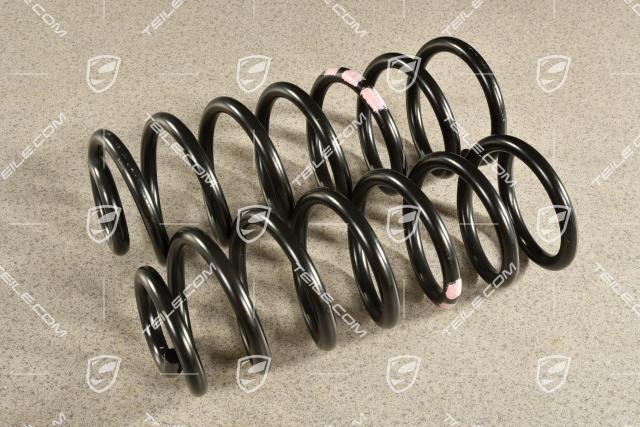 Coil spring set / kit, Rear axle, Turbo-Lock/Carrera 4S, ID Pink