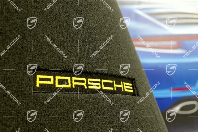 Fußmatten passend für Porsche 911 Coupe  Bj 65-8.89 Velours schwarz Deluxe
