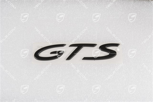 Schriftzug "GTS", schwarz