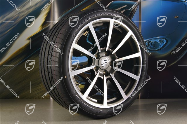 20" Sommerräder Satz Carrera Classic II, Felgen 8,5J x 20 ET51 + 11J x 20 ET52 + NEUE Reifen 245/35 ZR20 + 305/30 ZR20, ohne RDK-Sensoren