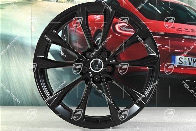 19" Felga Macan Design-Rad, 8,5J x 19 ET21, czarny satynowy półmat