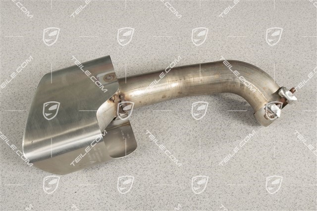 Exhaust system tail pipe, standard tailpipe, V6, L