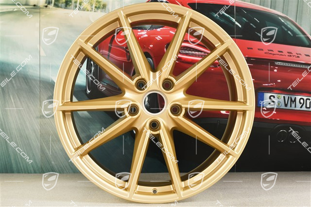 21" Felge Carrera S, 11J x 21 ET66, aurum-seidenmatt