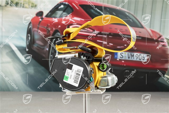 Seat belt, front, Speed Yellow, Cabrio/Convertible, R