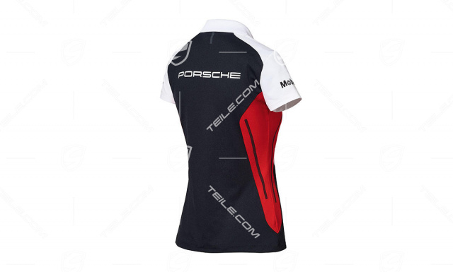 Motor Sports Collection, Polo-Shirt, Women, black/red/white, M 38/40