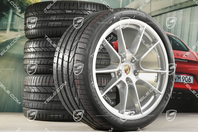 20-inch Carrera S III summer wheel set, 8,5J x 20 ET51 + 11J x 20 ET52 + tyres 245/35 ZR20 + 305/30 ZR20, without TPMS