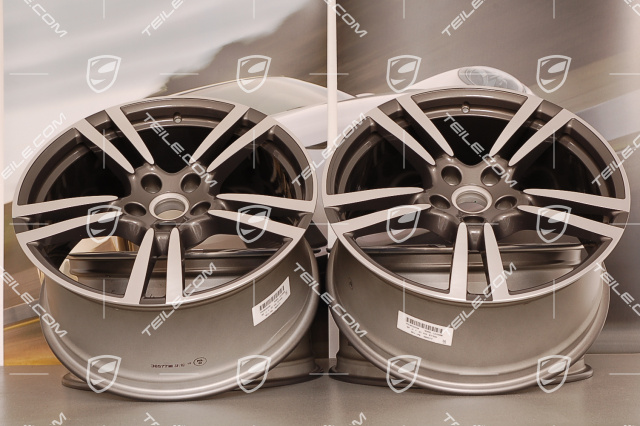 21-inch wheel set Turbo II, wheel rims 10J x 21 ET50