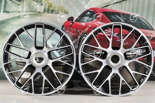 20-inch Wheels set Turbo S, central locking, 8,5J x 20 ET51 + 11J x 20 ET59