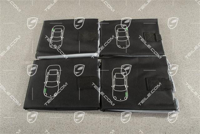 Porsche Classic Rädertaschen / Reifentaschen-Set, Größe L, für 356 / 911 F/G/964/993/996/997 / Boxster/Cayman 986/987 / 914/924/928/944/959/968