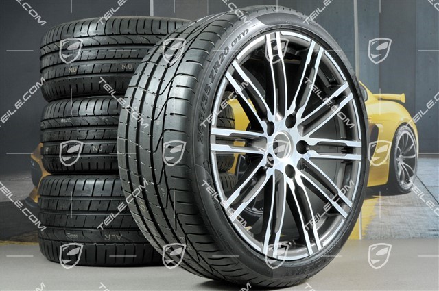 20-inch summer wheel set Turbo III, rims 8,5J x 20 ET57 + 10J x 20 ET50 + Pirelli PZero summer tyres 235/35 ZR20 + 265/35ZR20, with TPMS