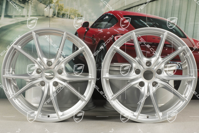 20-inch Carrera S (IV) wheel rim set, rims 8,5 J x 20 ET49 + 11,5 J x 20 ET76, for summer tyres