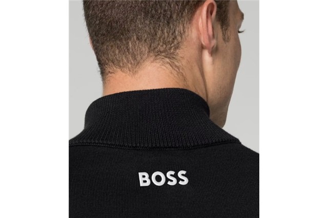 Strickpullover Motorsport, Größe S, Schwarz